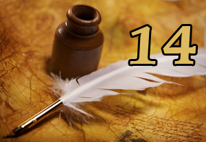 Vintage manuscript concept